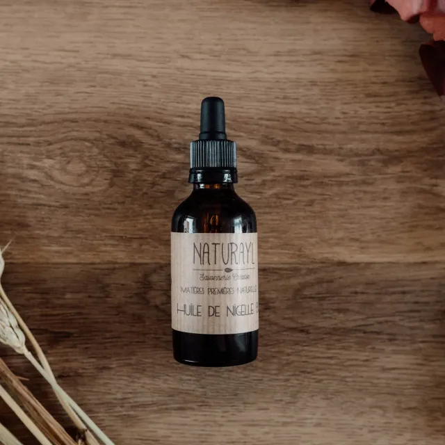 Naturayl Nigelle økologisk sortkommenolie 50 ml