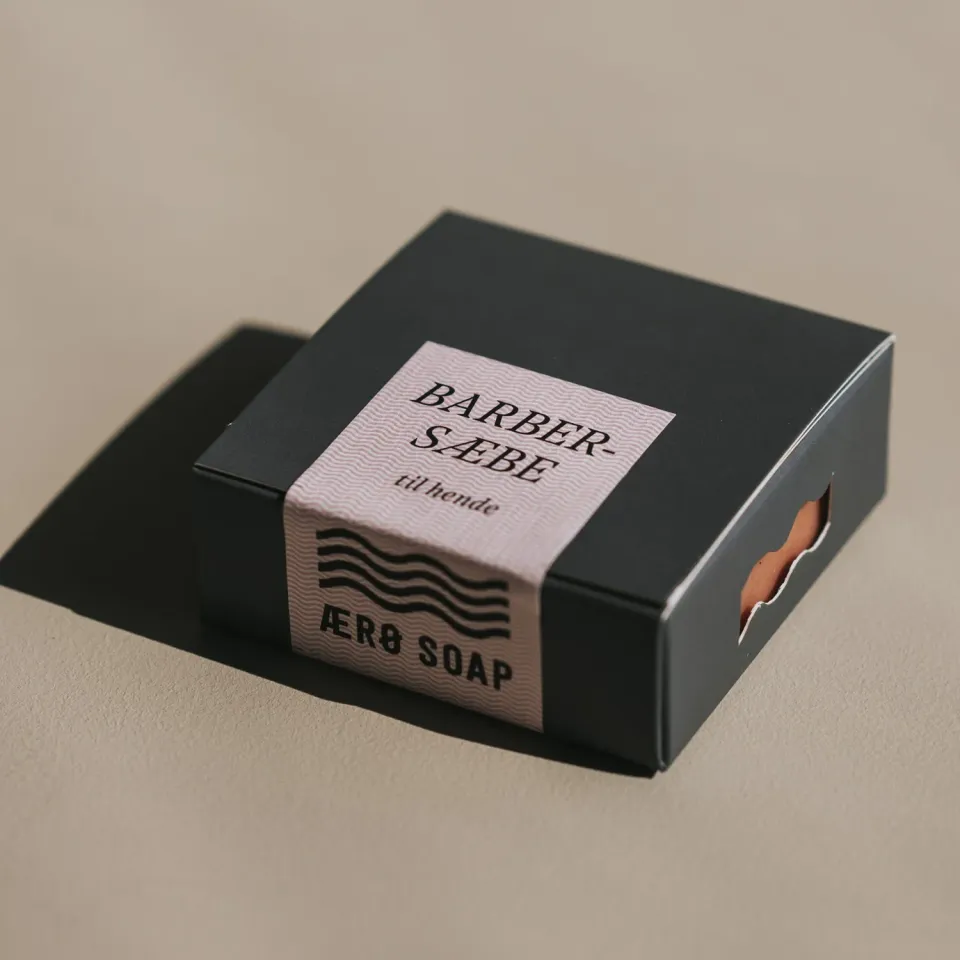 Ærø Soap barbersæbe til hende 100 g rose