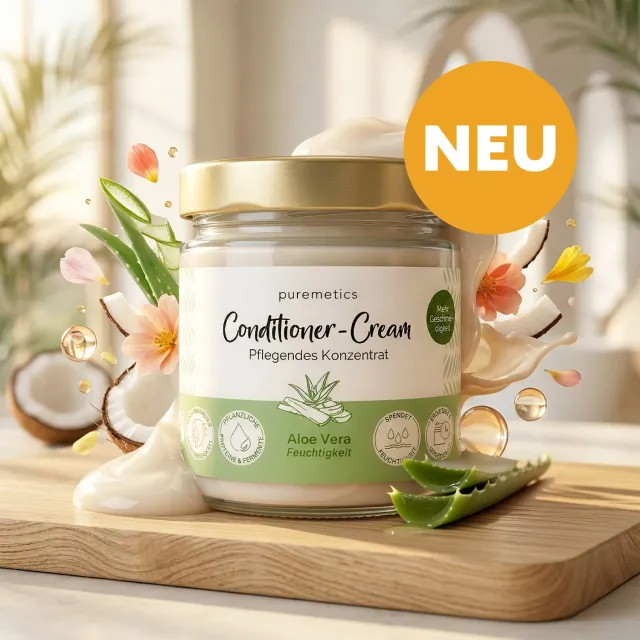 puremetics Aloe Vera conditioner-cream til tørt hår