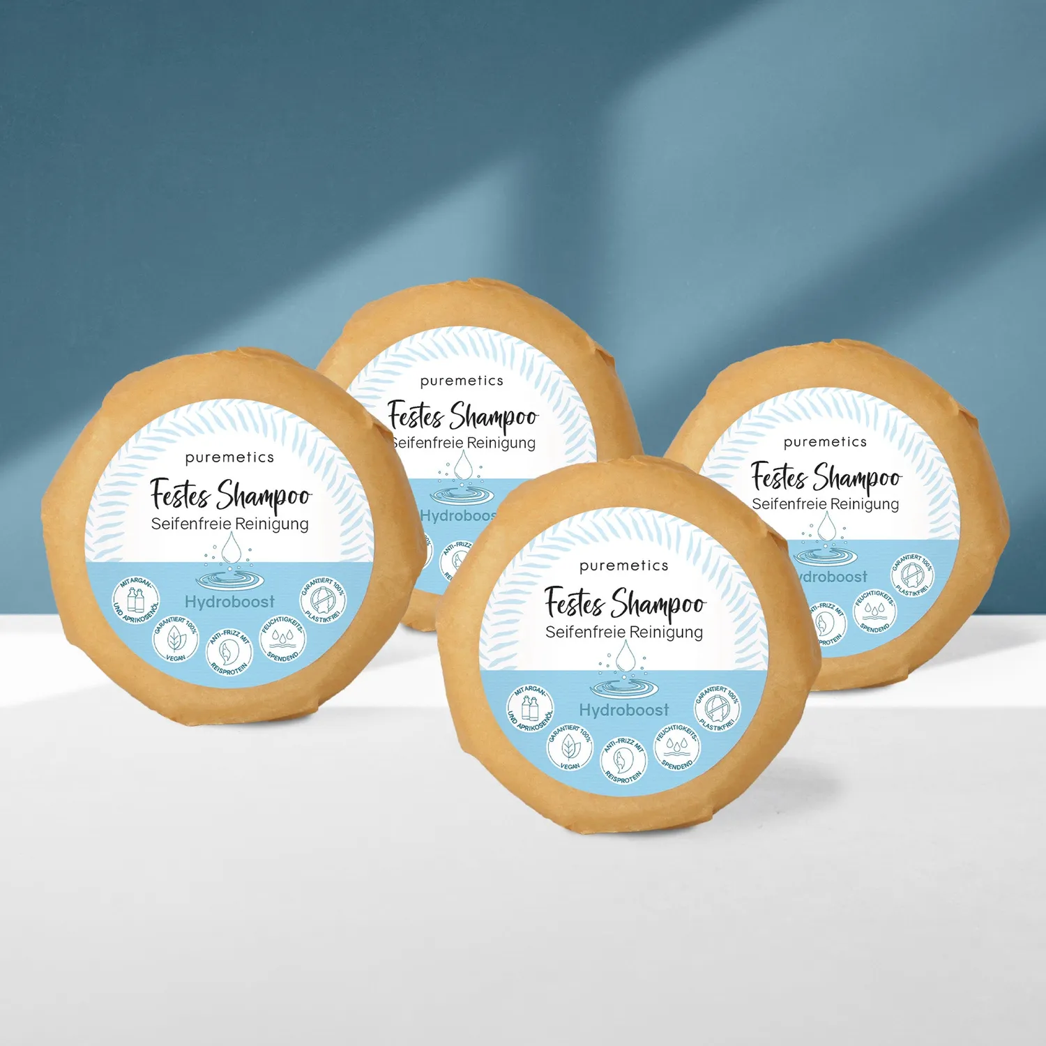 puremetics Hydroboost fast shampoo bar citrus 1 stk