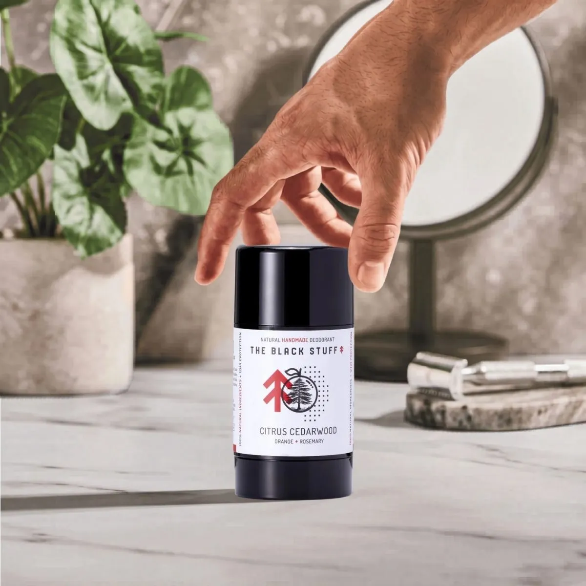 The Black Stuff Citrus Cedarwood Blast deodorant fast – citrus