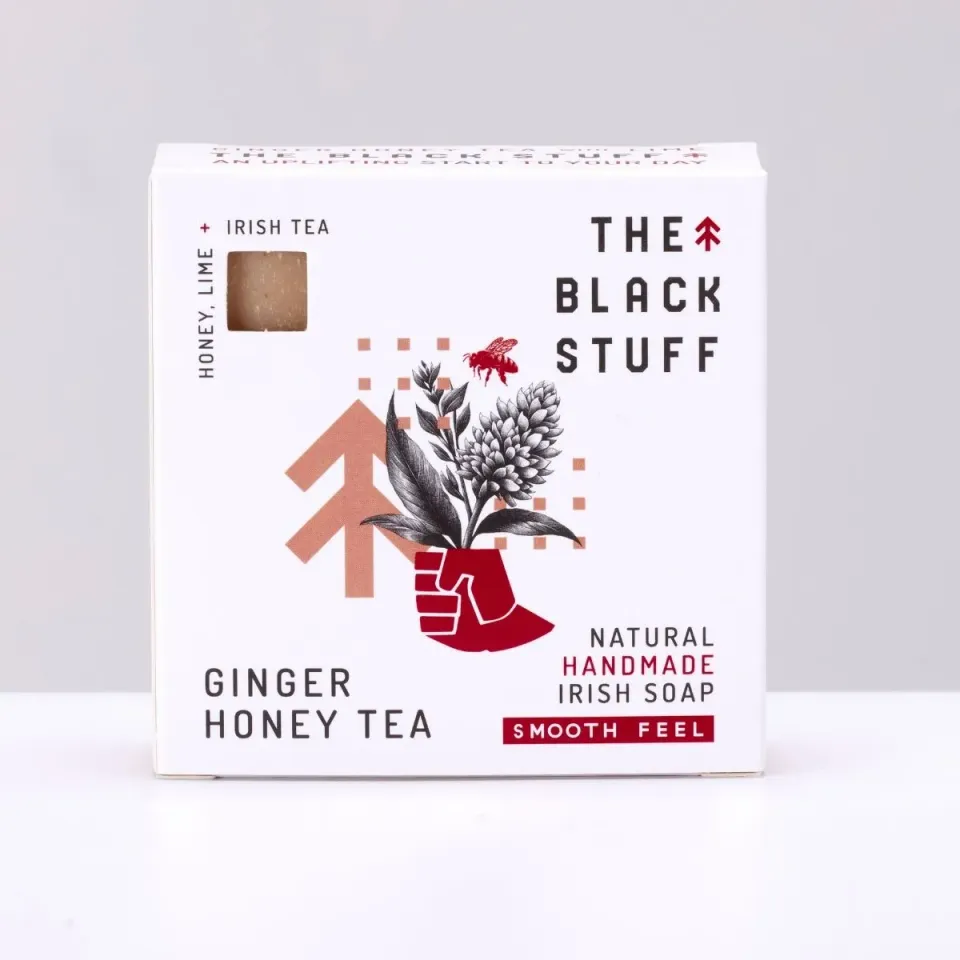 The Black Stuff Ginger Honey Tea sæbebar ingefær