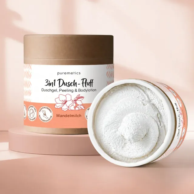 puremetics Mandelmilch 3in1 brusefluff 250 g