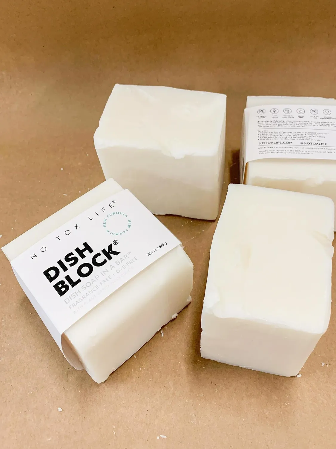 No Tox Life DISH BLOCK opvaskesæbe imperfect 2-pak uden parfume
