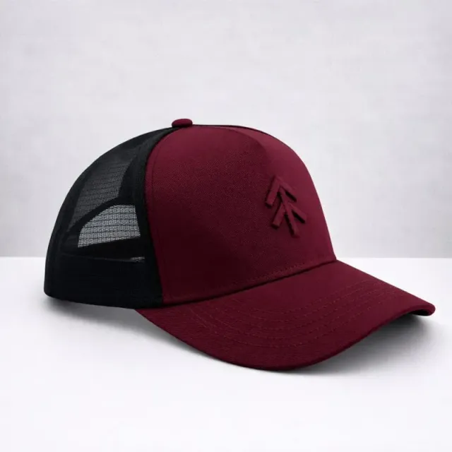 The Black Stuff Trucker kasket maroon mesh