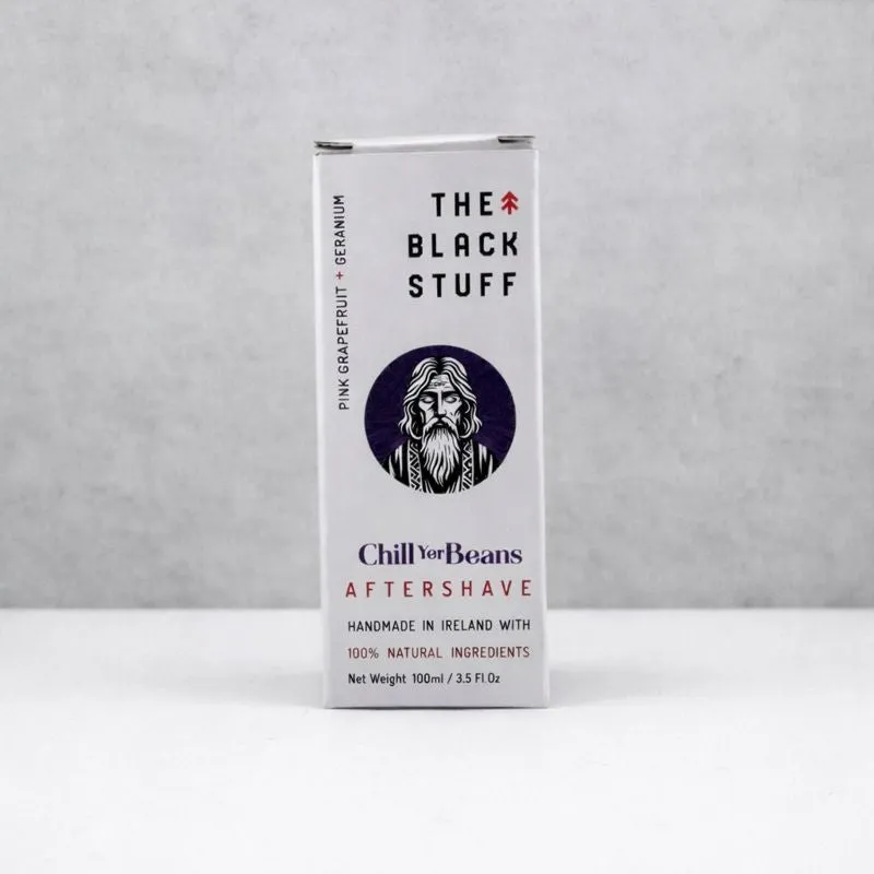 The Black Stuff Chill Yer Beans aftershave 100ml beroligende