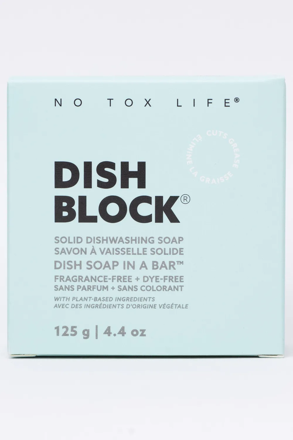 No Tox Life DISH BLOCK opvaskesæbe 4-pak uden duft