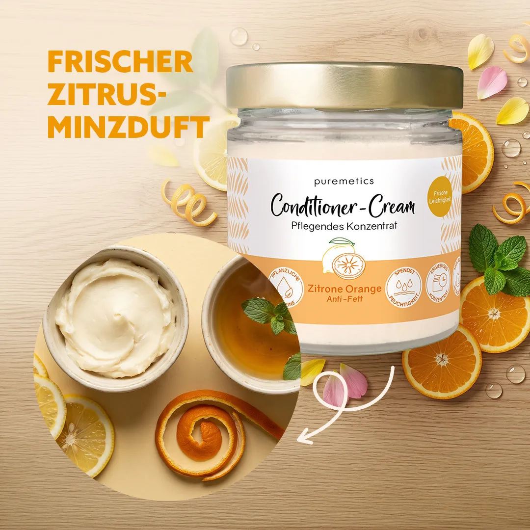 puremetics Anti-Fett Zitrone Orange conditioner-cream 1 glas