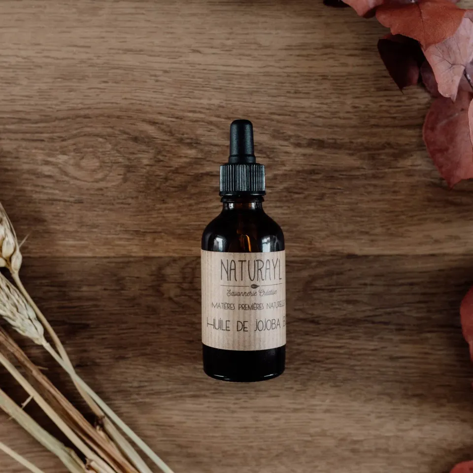 Naturayl Jojobaolie økologisk 50 ml med pipette