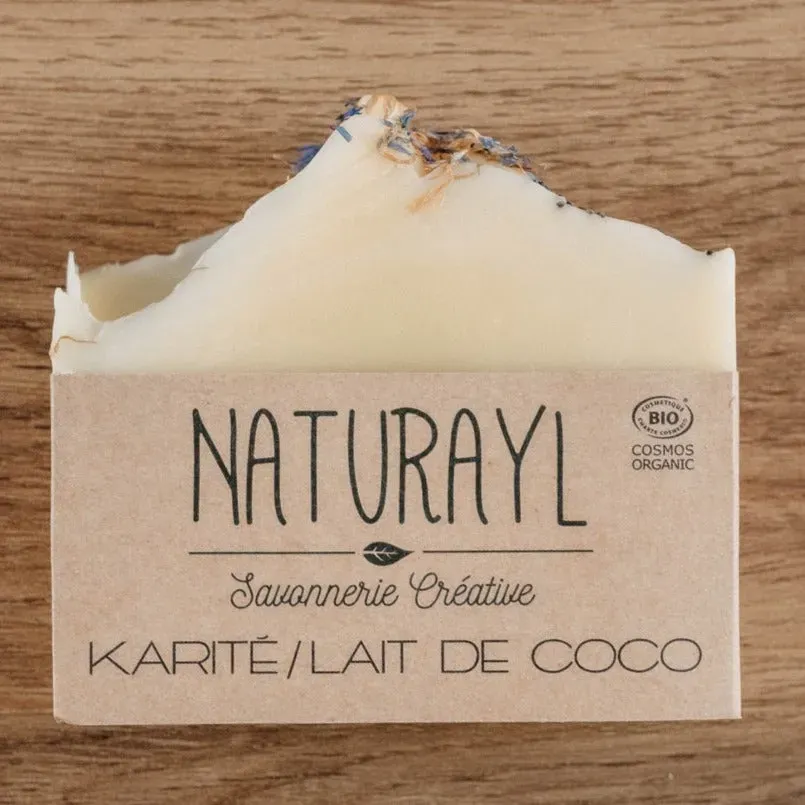 Naturayl Karité Lait de Coco fast sæbe 50 g shea