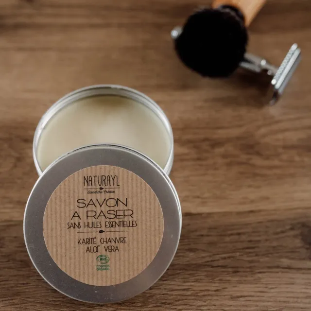Naturayl barbersæbe karité hamp aloe vera