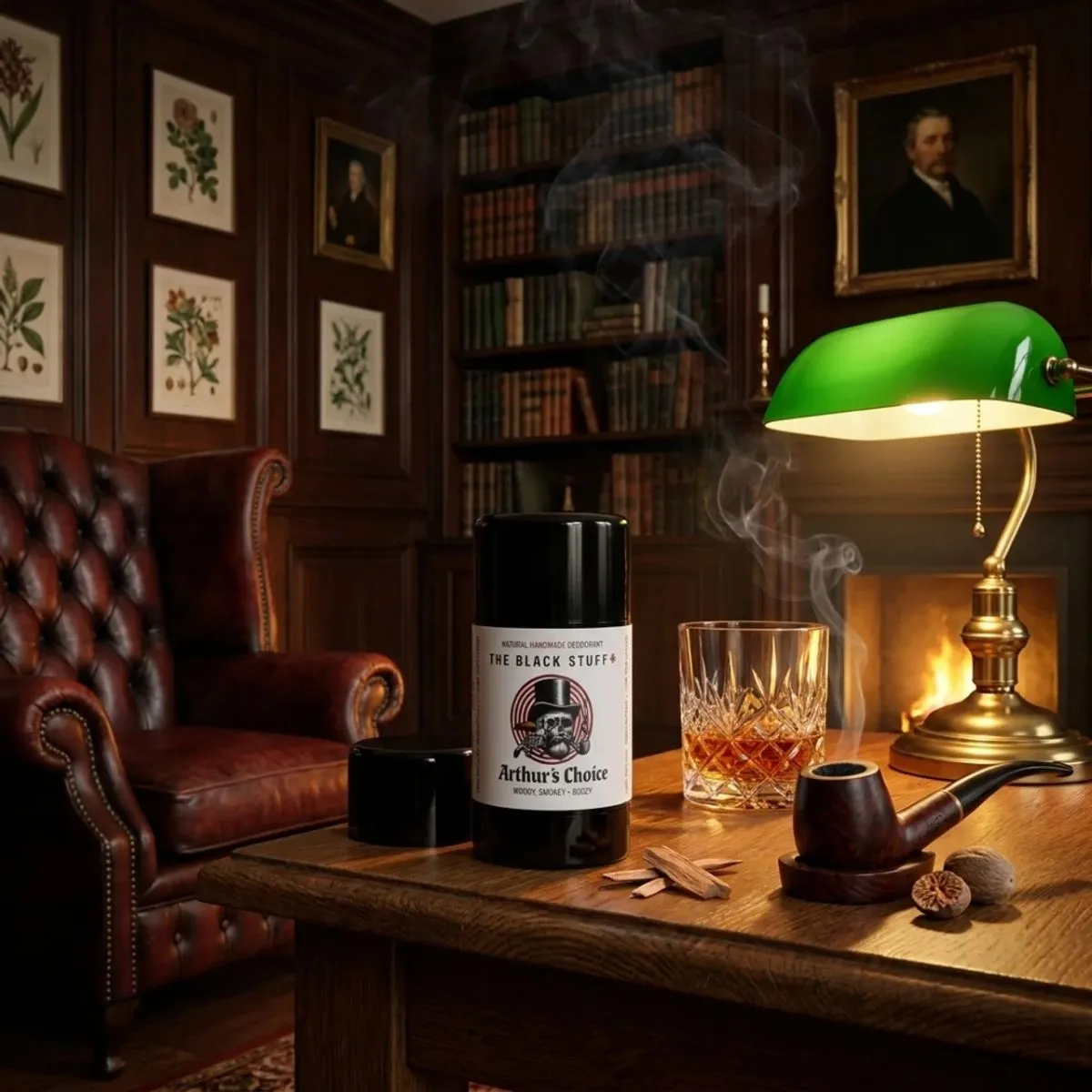 The Black Stuff Arthur's Choice deodorant naturlig træ