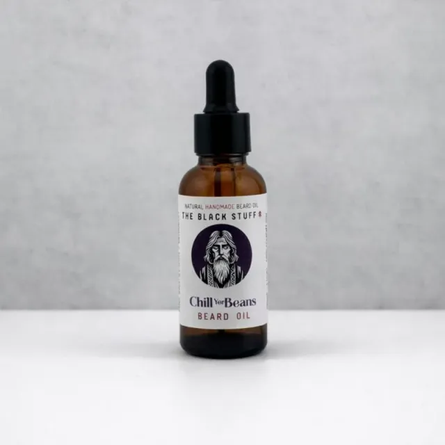 The Black Stuff Chill Yer Beans skægolie limited afslappende