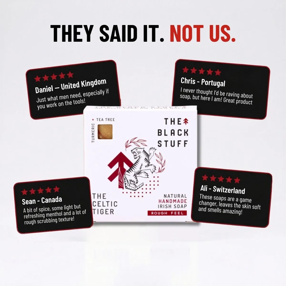 The Black Stuff Celtic Tiger sæbe grov eksfolierende
