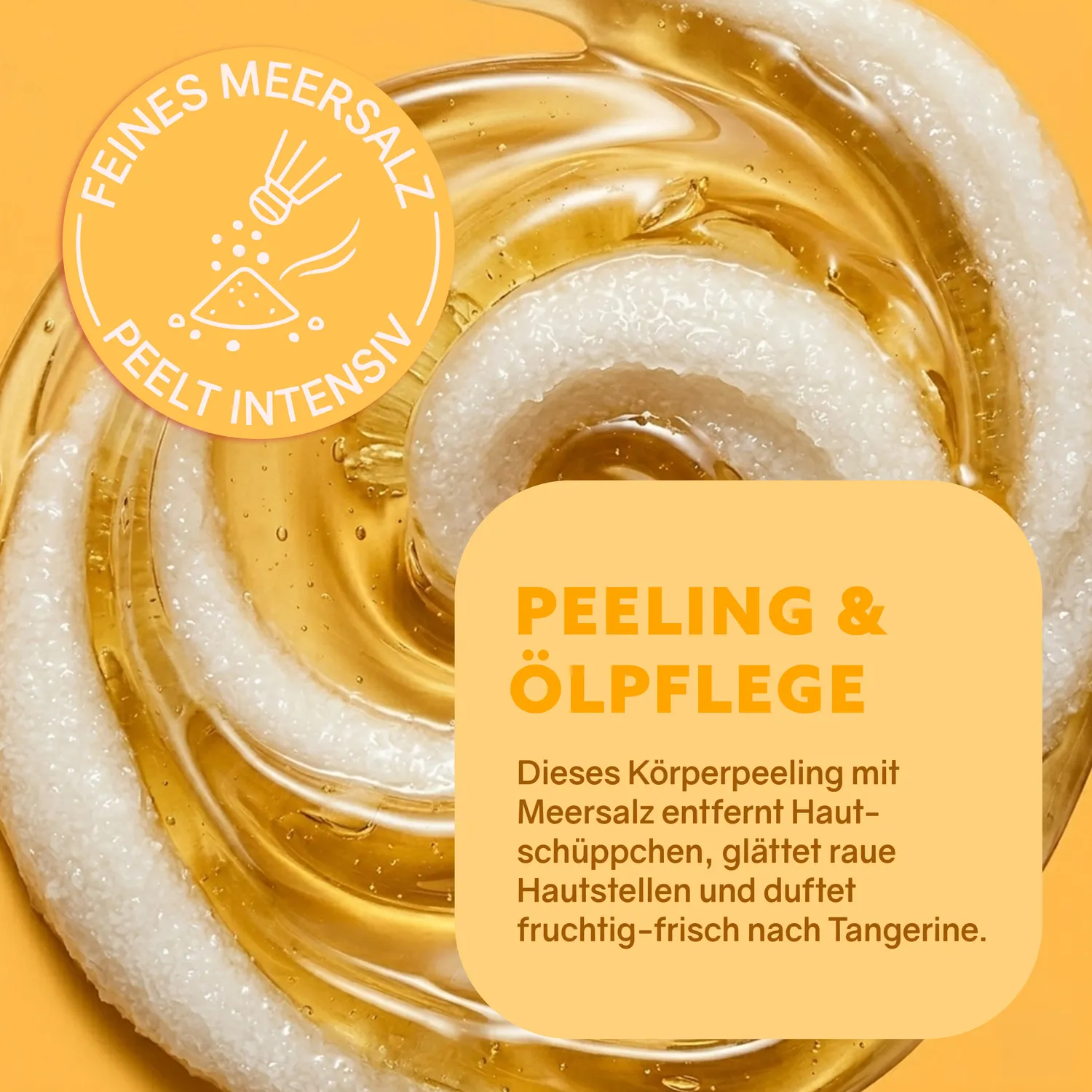 puremetics Seasalt Oil-Scrub Tangerine bodyscrub 1 glas