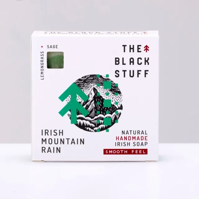 The Black Stuff Irish Mountain Rain sæbe fast mild