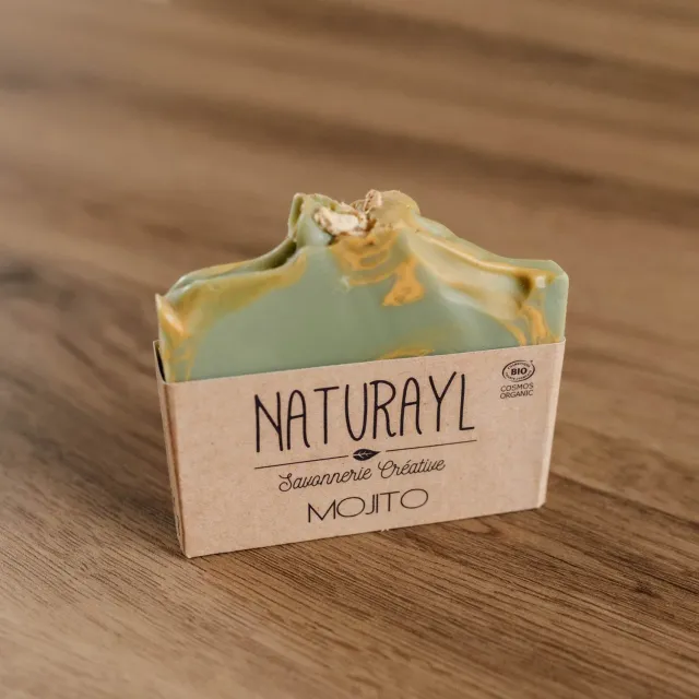 Naturayl fast sæbe mojito vegansk med frisk duft
