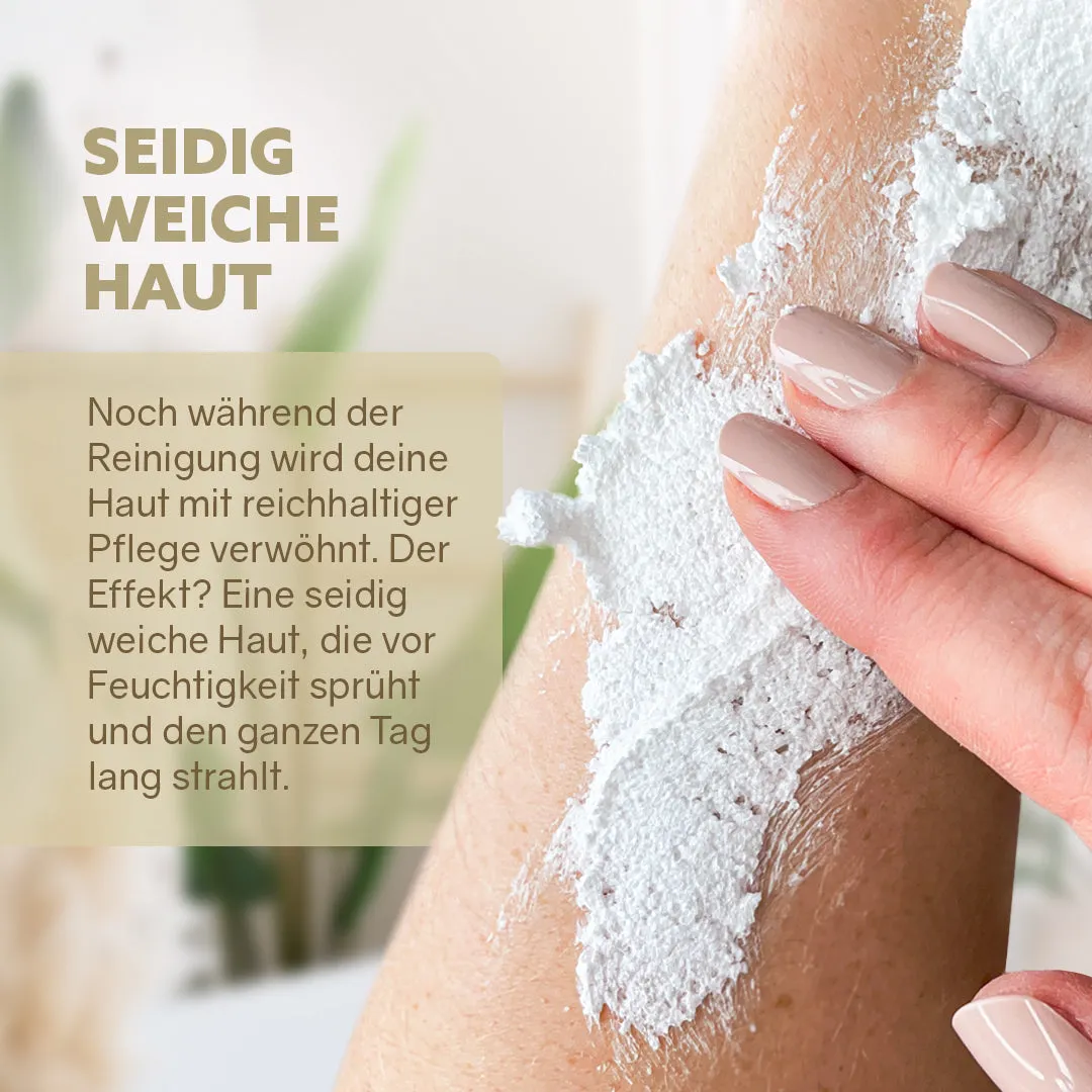 puremetics 3in1 Intensiv Dusch-Fluff brusecreme creme tør hud