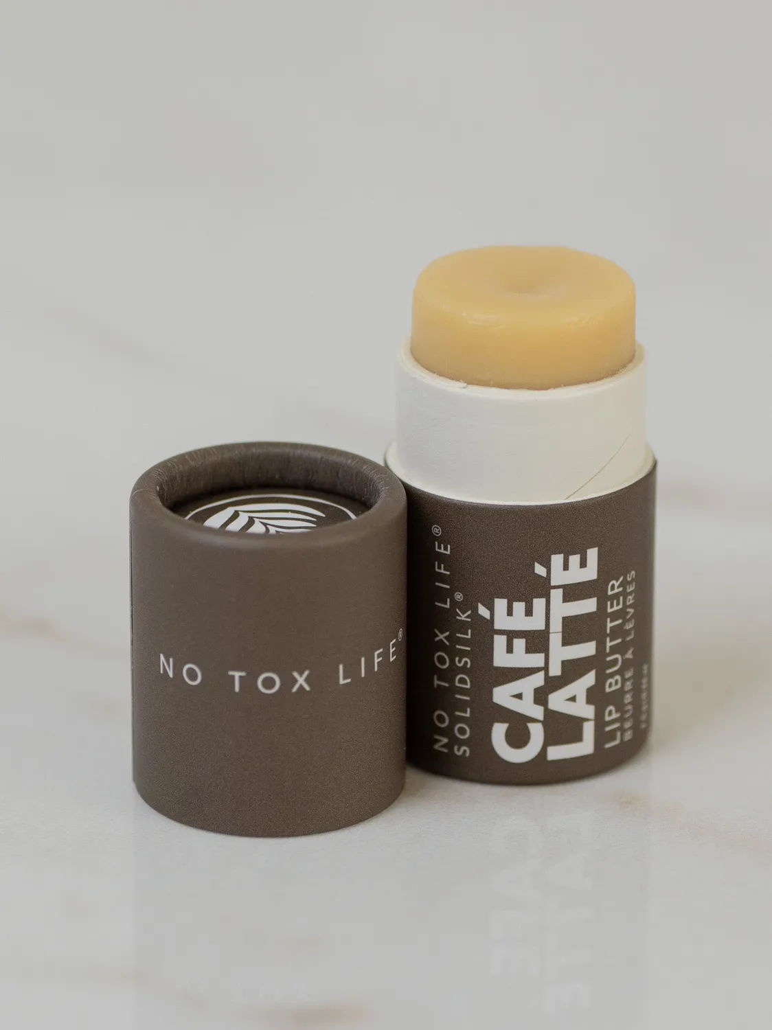 No Tox Life SOLIDSILK Lip Butter læbepomade mix 4 stk mild duft