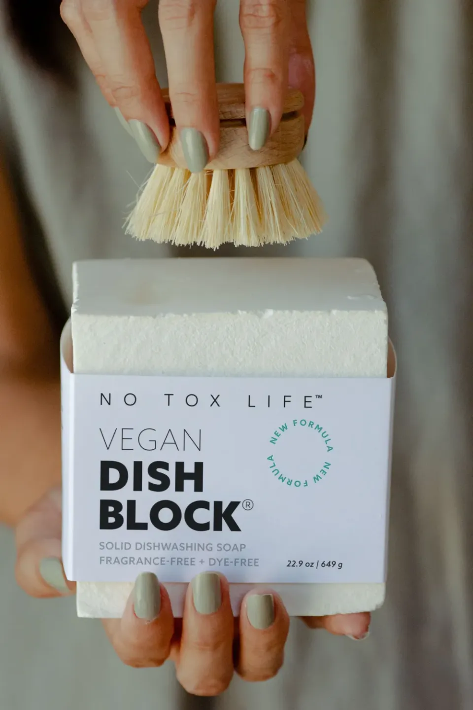 No Tox Life DISH BLOCK opvaskesæbe huge 638 g uden duft