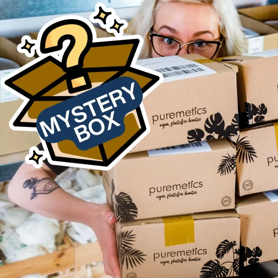 puremetics Retter:innen Mystery-Box plejesæt overraskelse