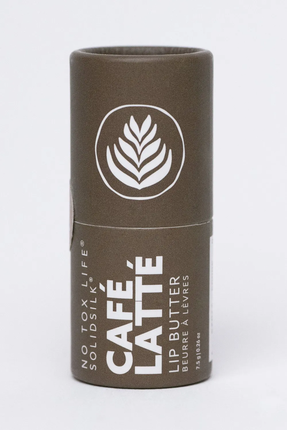 No Tox Life SOLIDSILK Lip Butter læbepomade café latté 6 stk mild