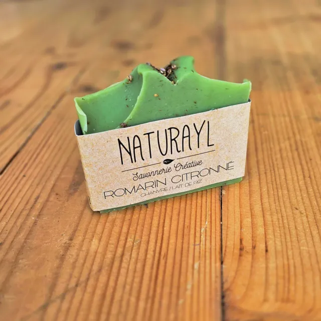 Naturayl Rosmarin Citron fast sæbe sensitiv hud