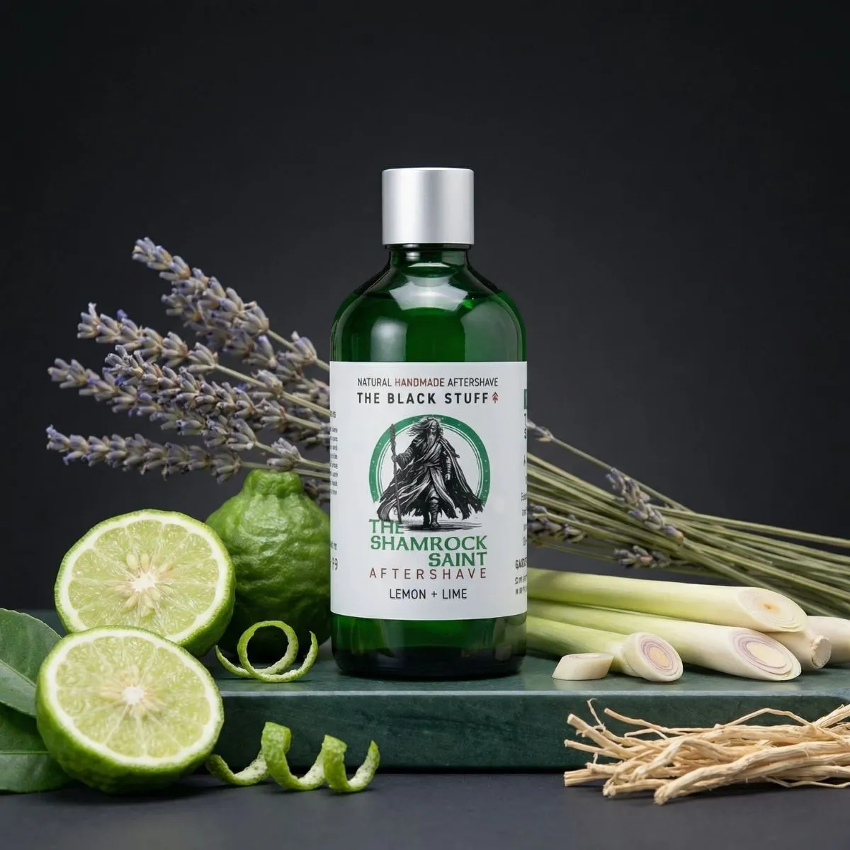 The Black Stuff Shamrock Saint aftershave 100ml