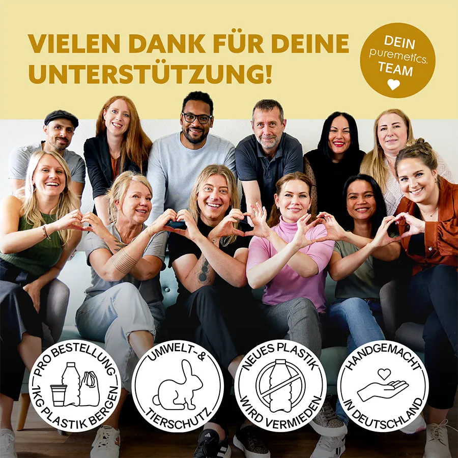 puremetics Naturseifen Haarseife Zitrone Vanille fast sæbe
