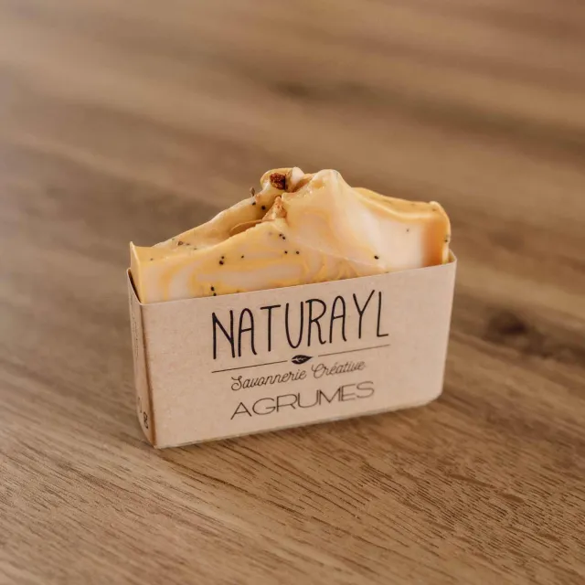 Naturayl Agrumes fast sæbe citrus til normal hud