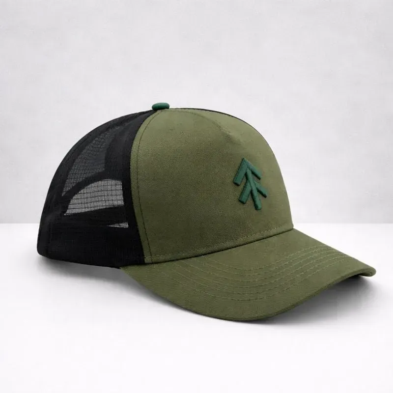 The Black Stuff TBS grøn trucker kasket mesh