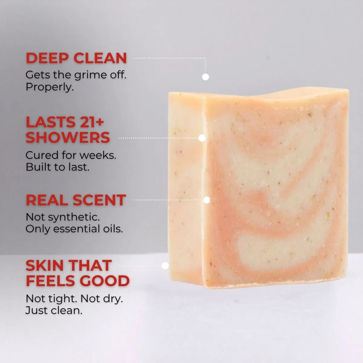 The Black Stuff Citrus Cedarwood fast scrub sæbe