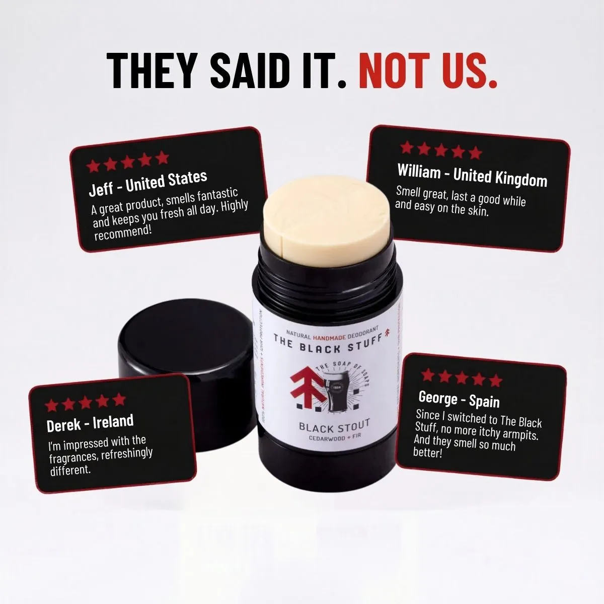 The Black Stuff Black Stout deodorant træagtig