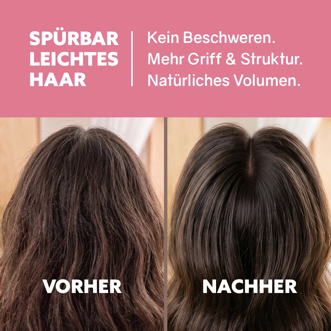 puremetics Reismilch volumen shampoo-fluff 1 glas