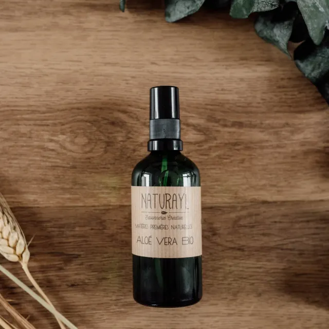 Naturayl Aloe Vera gel økologisk 100 ml med pumpe