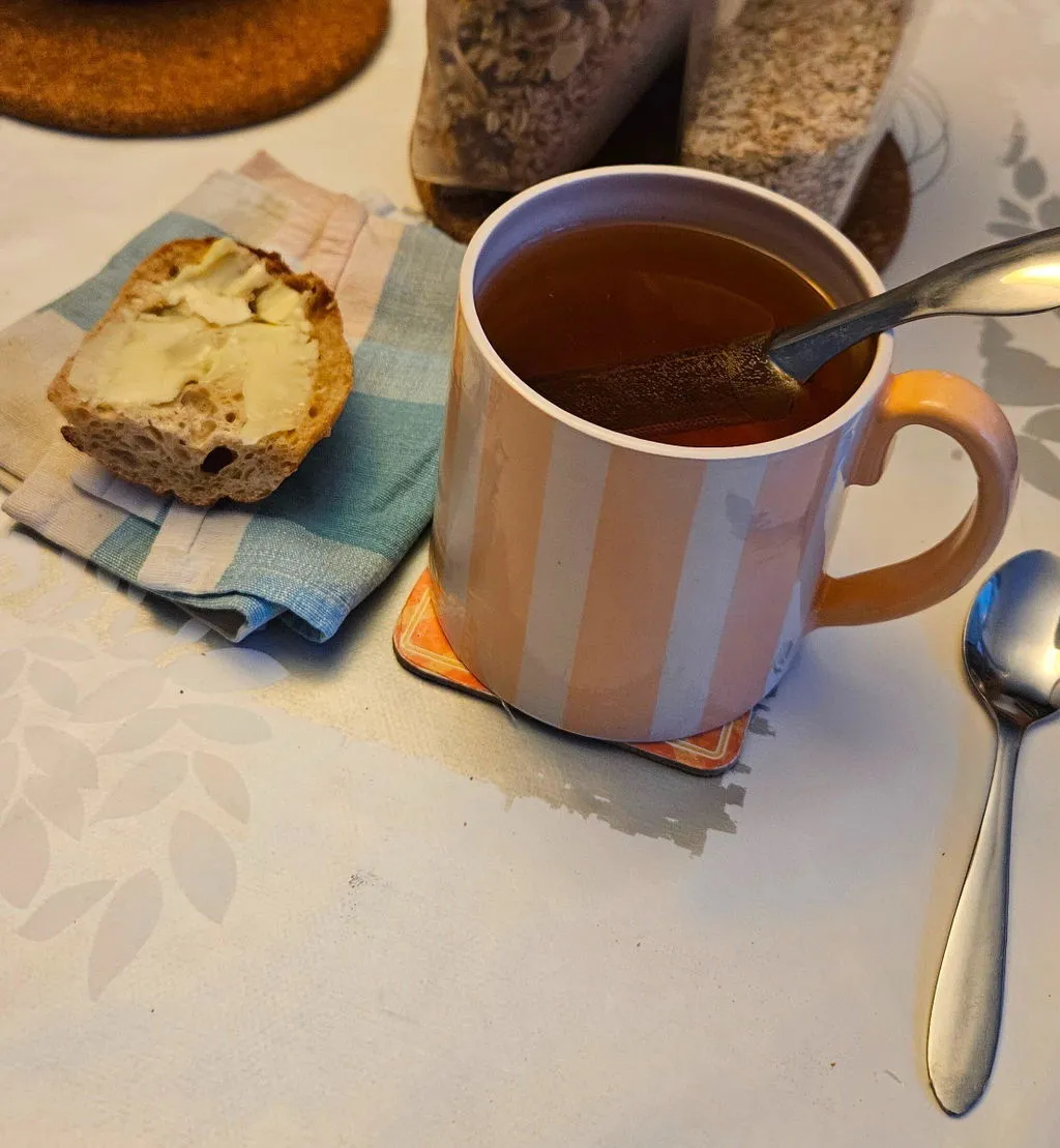 Naturayl Dolce Vita Tasse Rayée kop Blå Riviera 530 ml håndlavet