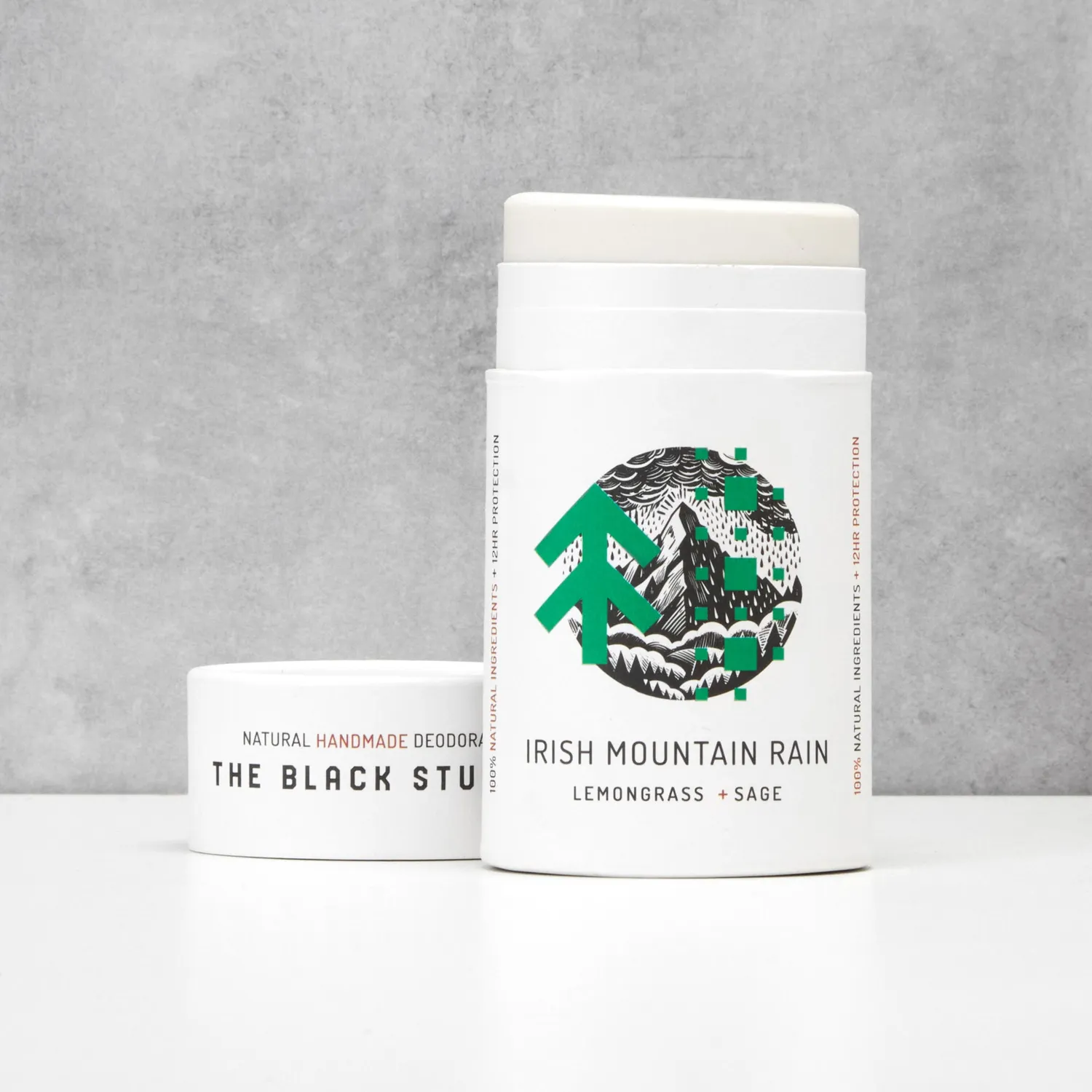 The Black Stuff Sensitive Irish Mountain Rain deodorant i pap
