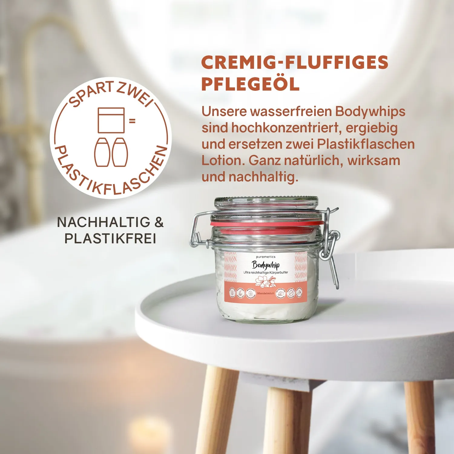 puremetics Clean-Beauty Starter Plasticfree Warrior sæt mandelmælk