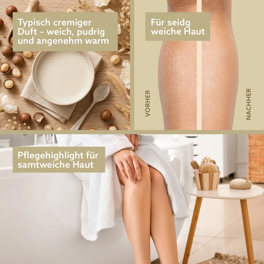 puremetics 3in1 Intensiv Dusch-Fluff brusecreme creme tør hud