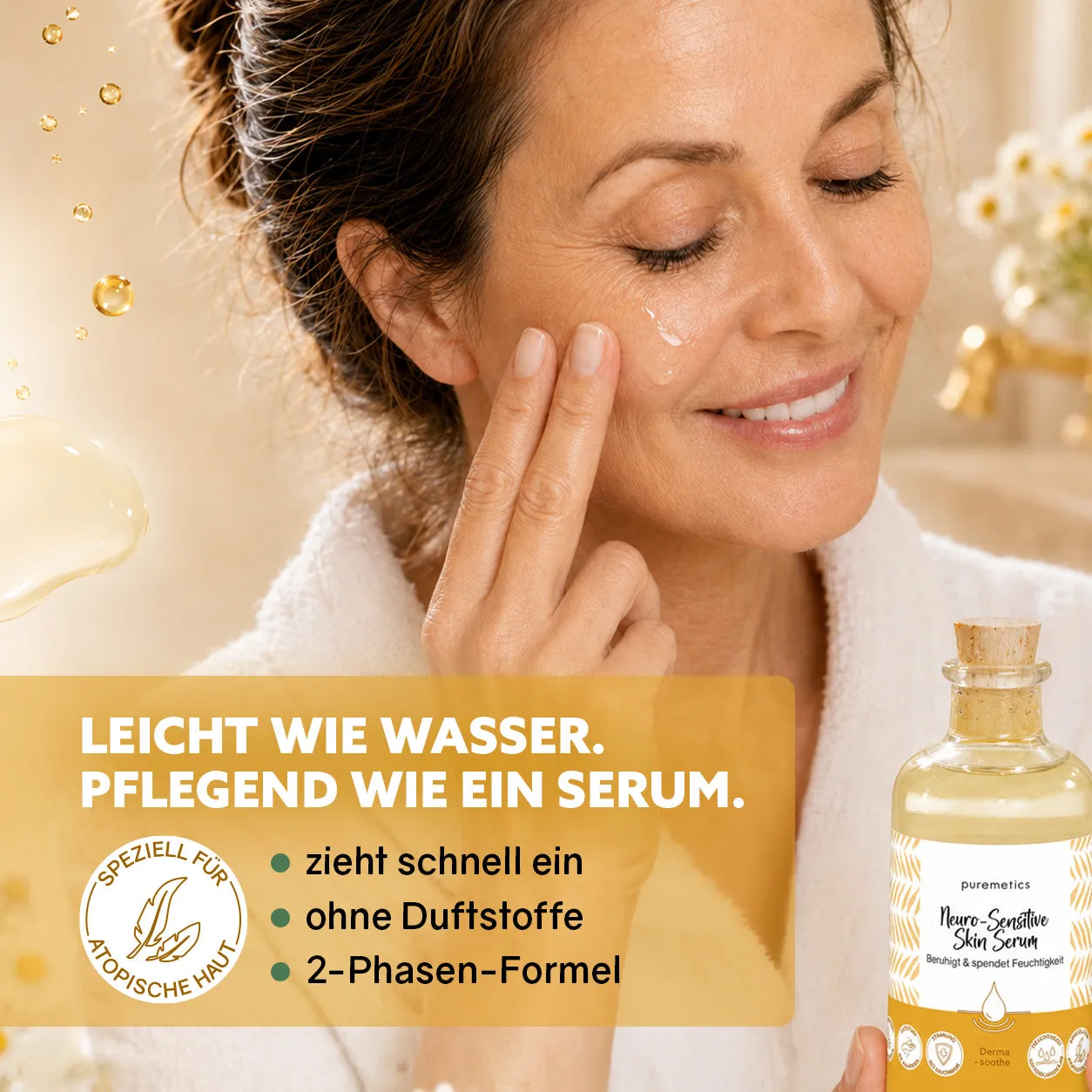 puremetics Dermasoothe serum sensitiv hud 1 stk