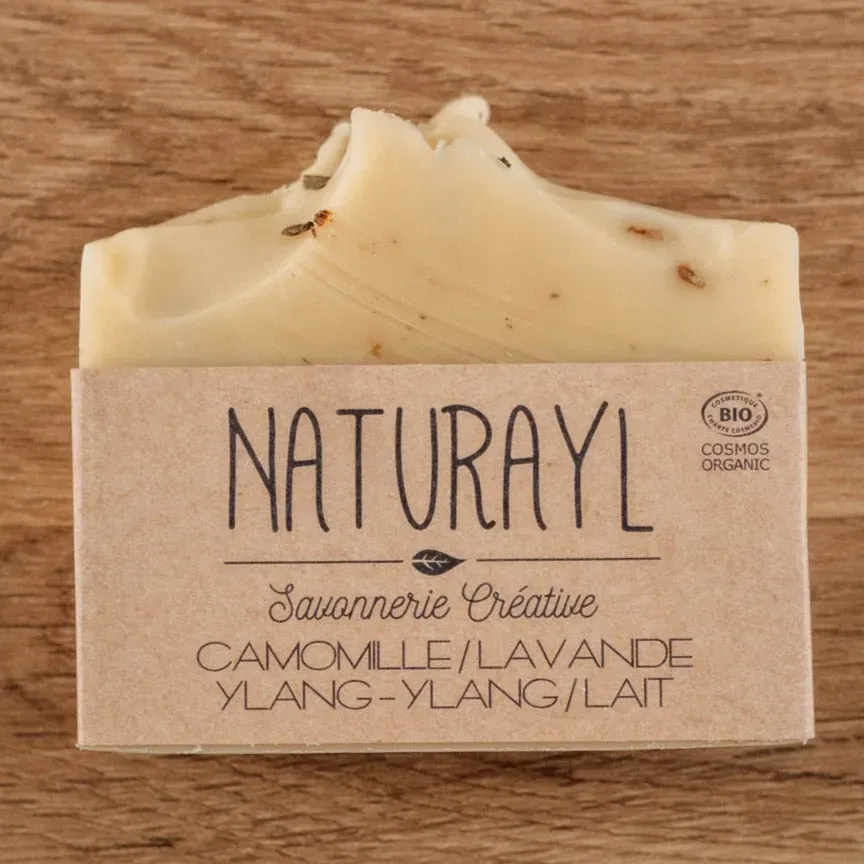 Naturayl Zen fast sæbe 50 g kamille lavendel ylang-ylang