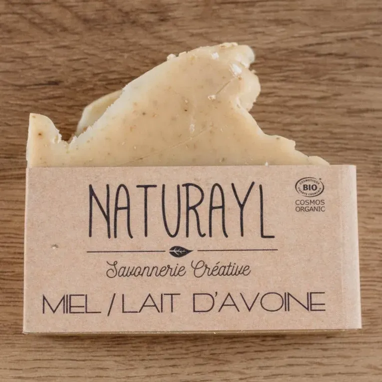 Naturayl honning havremælk fast sæbe 50 g